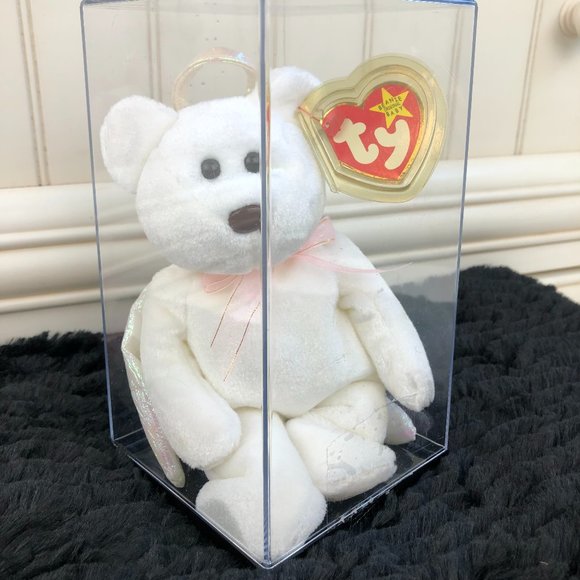 Ty Other - RARE Vintage Ty Beanie Baby Halo Angel 1998 Brown Nose NEW Collectible